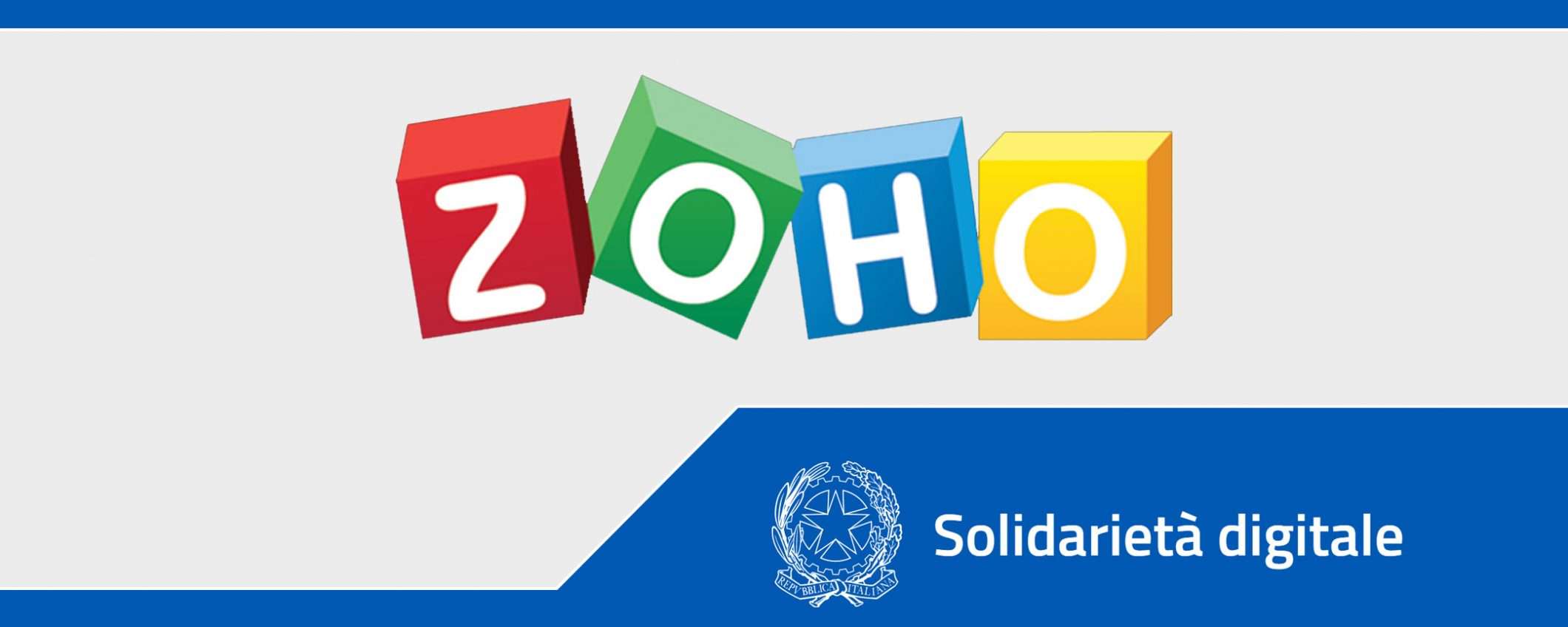 Solidarietà Digitale: la suite Zoho Remotely