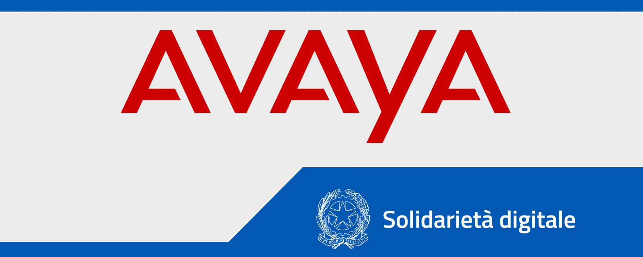 Solidarietà Digitale: Avaya Spaces per le scuole