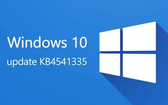 Windows 10: l'update KB4541335 crea problemi