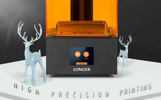 Stampante 3D a resina: LONGER Orange10 a 210 euro