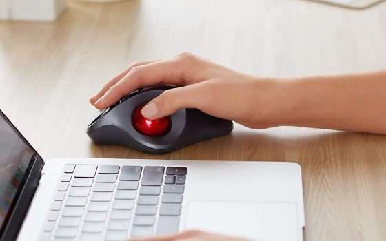 Il mouse con trackball wireless di Amazon