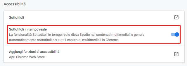 Live Caption: i sottotitoli in tempo reale per la versione desktop di Chrome