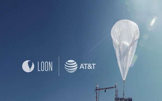 Loon con AT&T per la connettività nelle emergenze