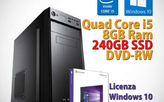 PC desktop assemblato: un'offerta da 259,90 euro