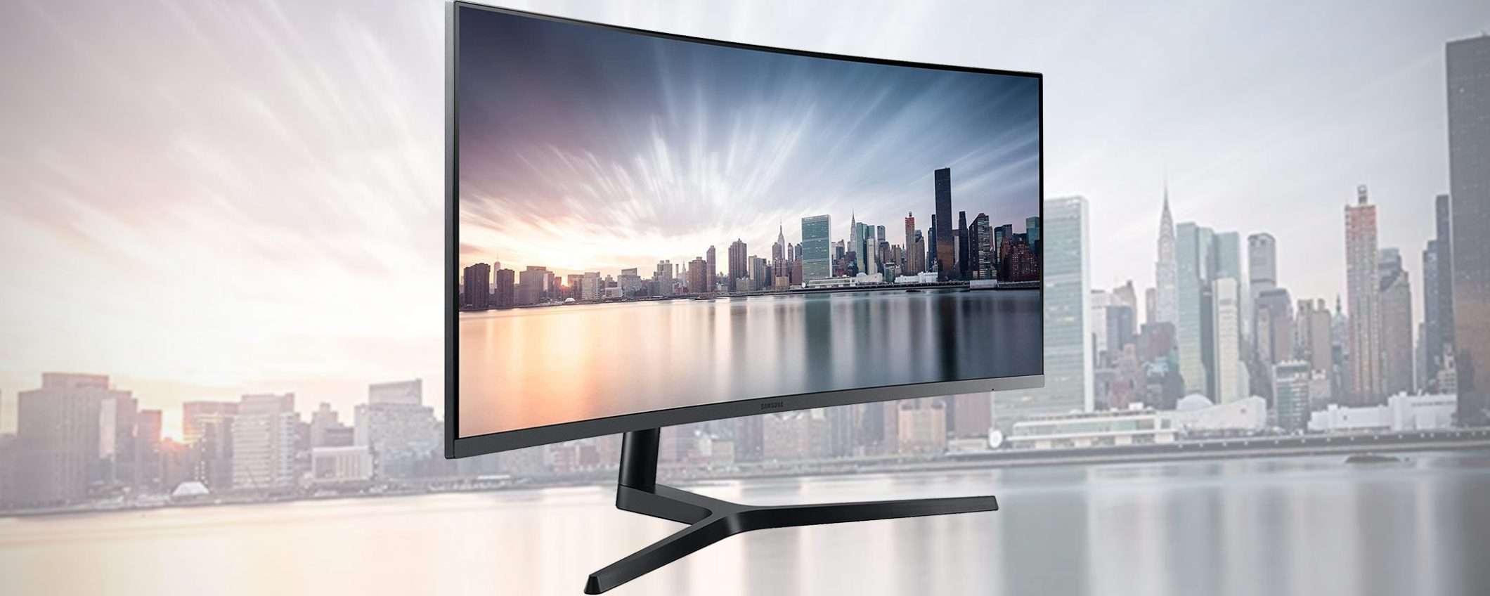 Monitor ultrawide Samsung 34'' in sconto su Amazon