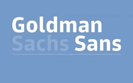 La prima regola del Goldman Sans è...