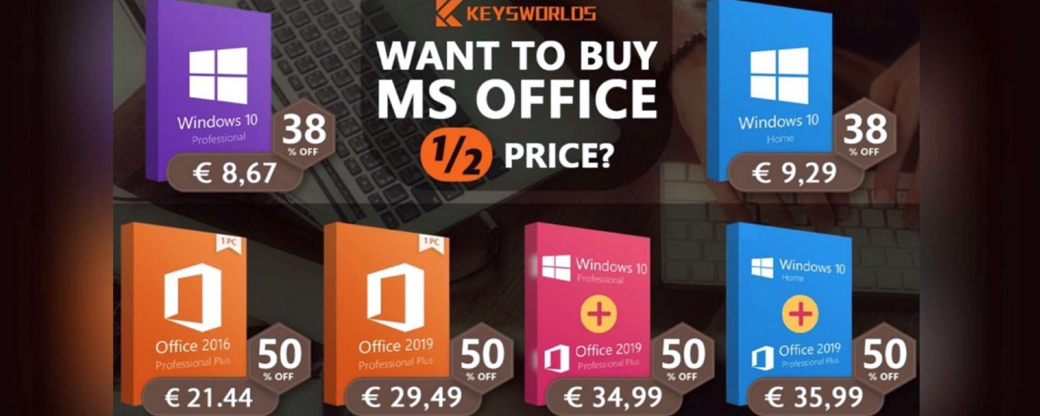 Office e Windows 10 al prezzo più basso: solo 8,67€