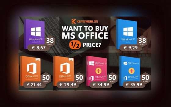 Office e Windows 10 al prezzo più basso: solo 8,67€