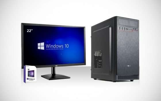 PC desktop completo con monitor a 470 euro