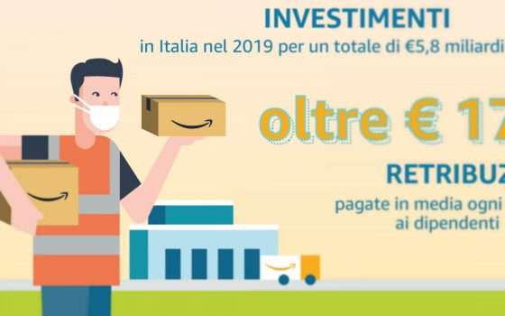 Amazon scommette sull'Italia: 1600 assunzioni