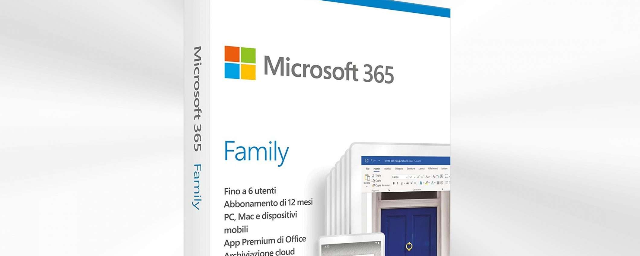 Microsoft 365, sconto del 39% su Amazon
