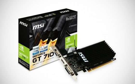 La scheda MSI GeForce GT 710 in sconto su eBay