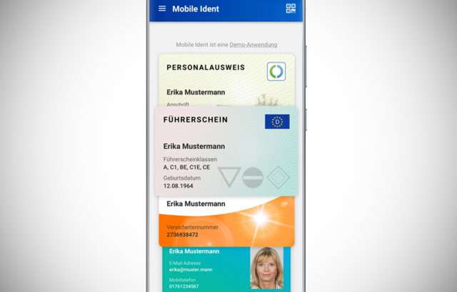 La carta d'identità elettronica in Germania negli smartphone Samsung
