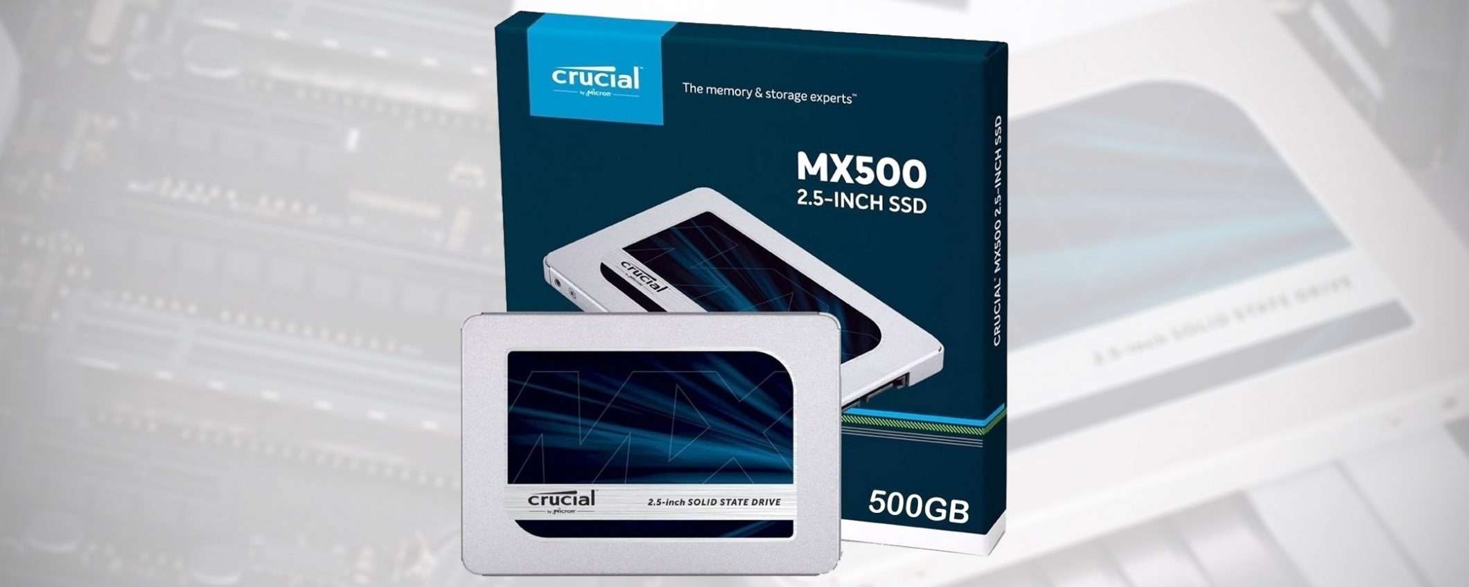 La SSD Crucial da 500 GB in offerta a -45% su eBay