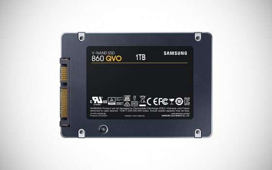 SSD Samsung 860 QVO da 1 TB a -35% su Amazon