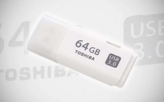 La pendrive Toshiba da 64 GB e USB 3 a -69%