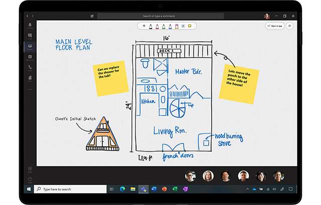 L'integrazione di Whiteboard in Microsoft Teams