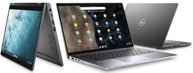 Il laptop Dell Latitude 7410 Chromebook Enterprise con Chrome OS