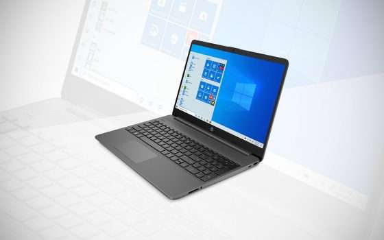 -20% per il laptop HP 15s in offerta su Unieuro