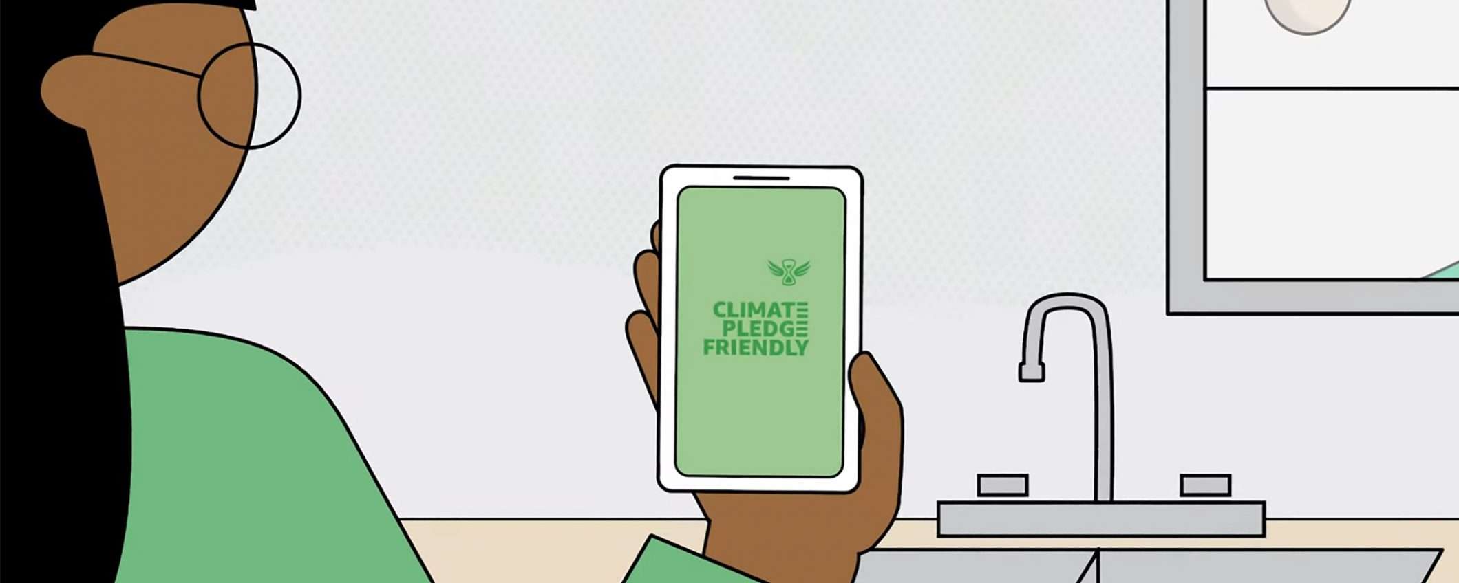 L'etichetta Climate Pledge Friendly di Amazon