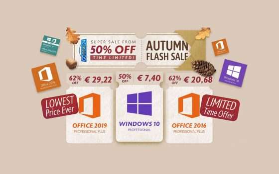 Windows 10 a 7€, Office a 20€: licenze Microsoft su GoDeal24