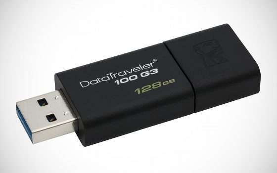 Pendrive Kingston USB 3 da 128 GB a -42% su Amazon