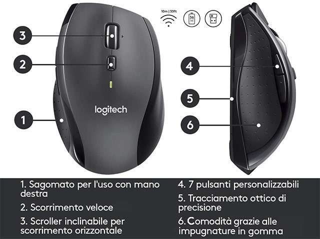 Il mouse Logitech M705 Marathon