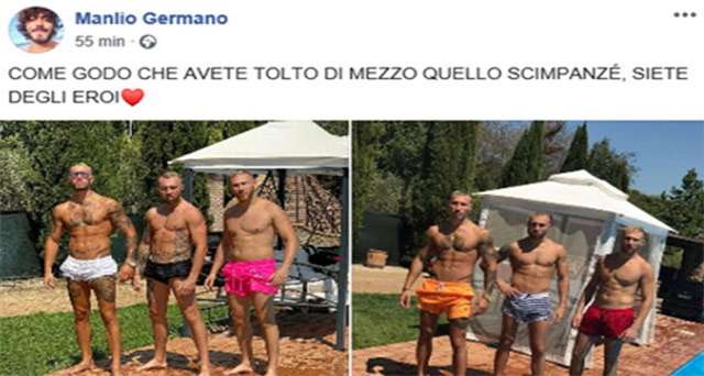 Il post di Manlio Germano su Facebook