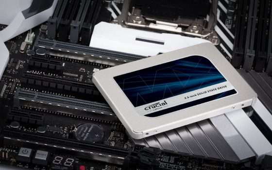 SSD Crucial MX500 al 25% di sconto su Amazon