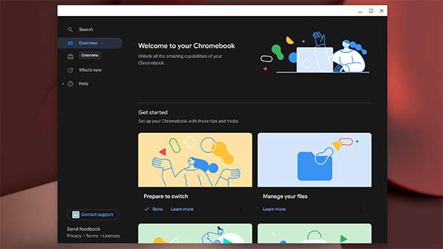 La Dark Mode di Chrome OS