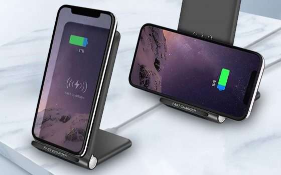 Due dock per la ricarica wireless a pochi euro