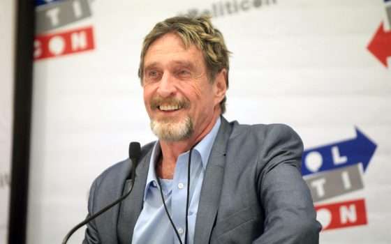 Nuovo guaio con la legge per John McAfee: scalping