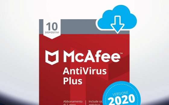 McAfee per 10 device: il prezzo crolla del 71%