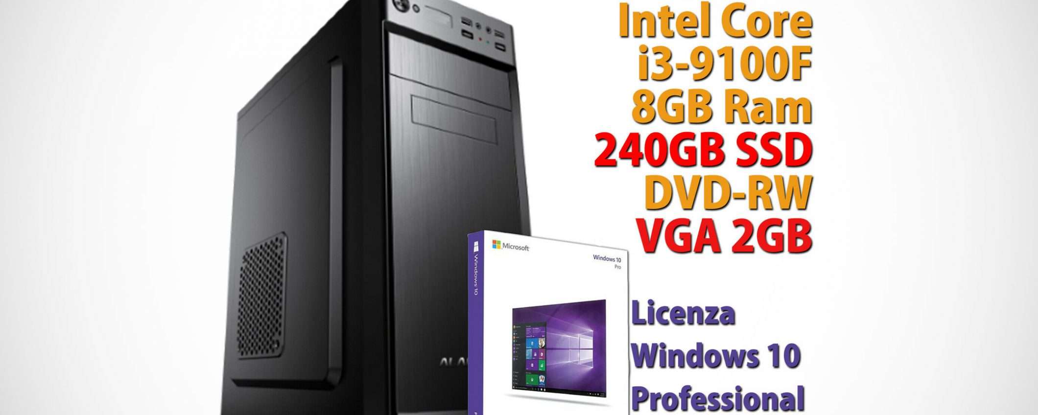 Un PC desktop completo a soli 315,90 euro