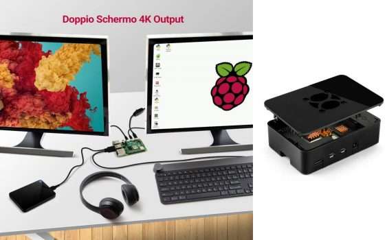 Kit Raspberry PI 4 a meno di 150€ su Amazon