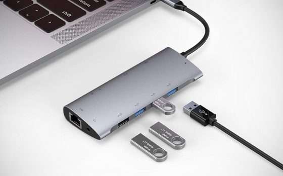 Docking station USB multifunzionale: offerta lampo