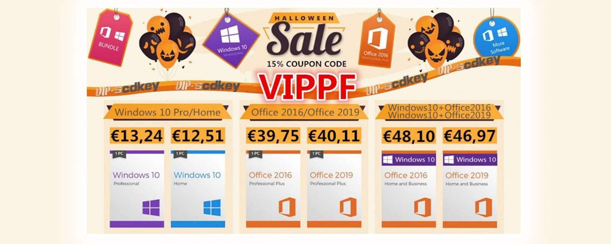 Coupon VIP-SCDKey: ecco gli sconti di Halloween