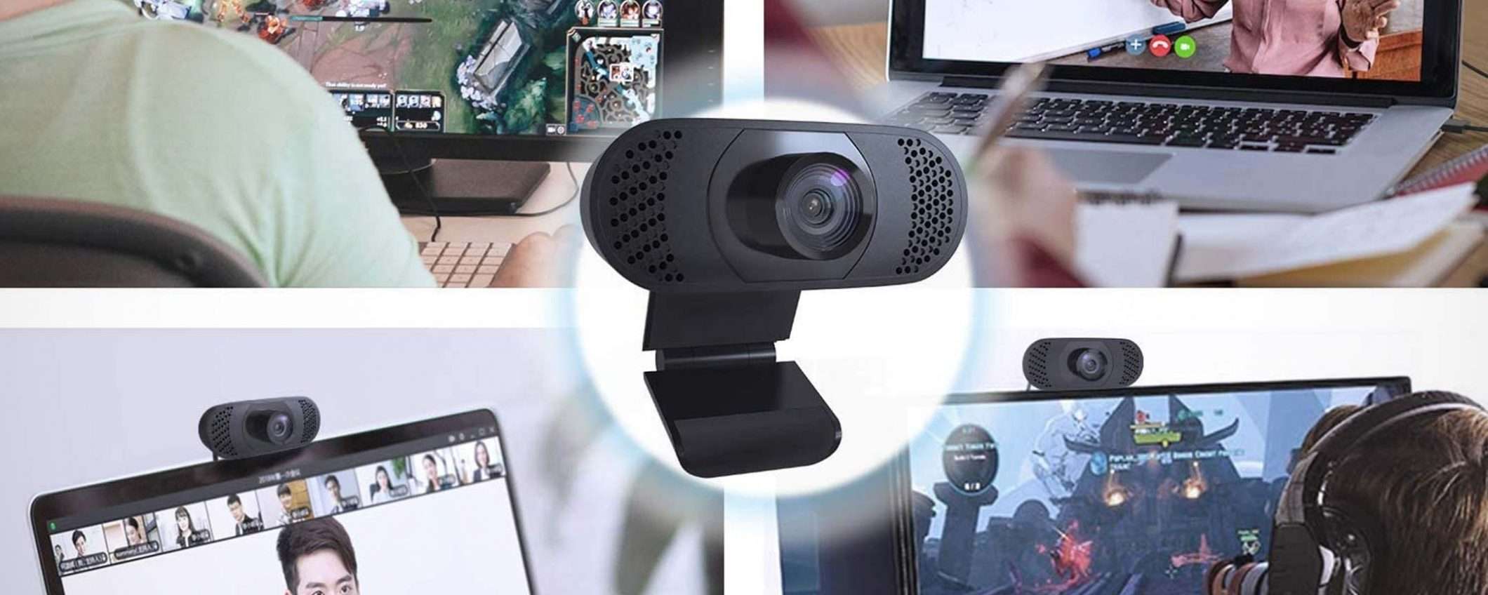 Una webcam Full HD per il PC a soli 21 euro