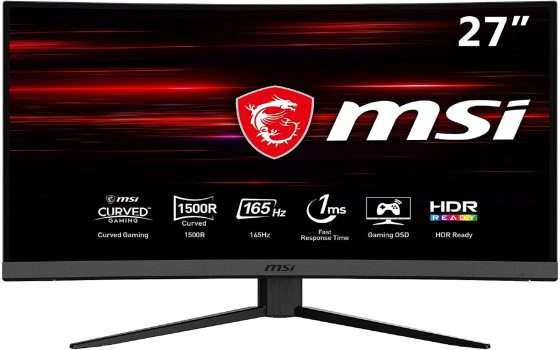 Monitor MSI 27 pollici da 165Hz: super offerta per i gamer