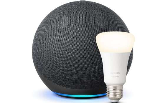 Amazon Echo 4a Generazione e lampadina Philips hue insieme ad un prezzo irripetibile