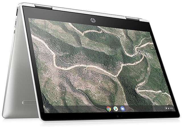 Il Chromebook x360 12b di HP con Chrome OS