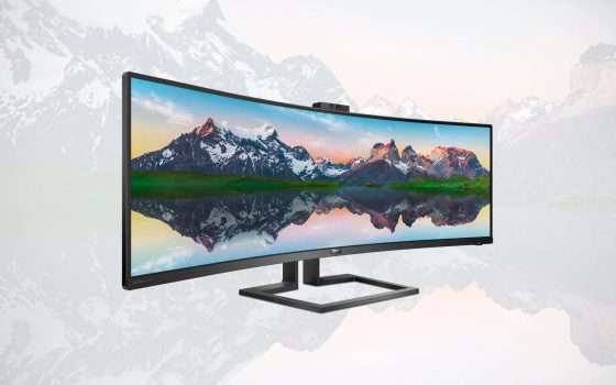 Monitor da 49'' per il PC che non deve chiedere mai