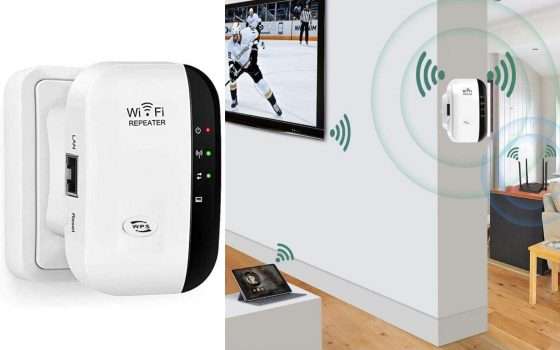 Extender Wi-Fi, router e AP a meno di 13 euro