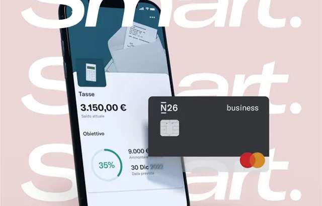 La carta N26 Business Smart