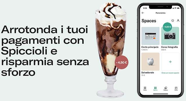 La nuova funzionalità Spiccioli di N26 Smart