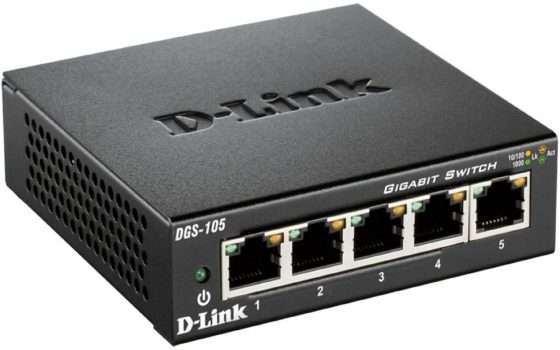 Switch D-Link con 5 porte a soli 18,99 euro