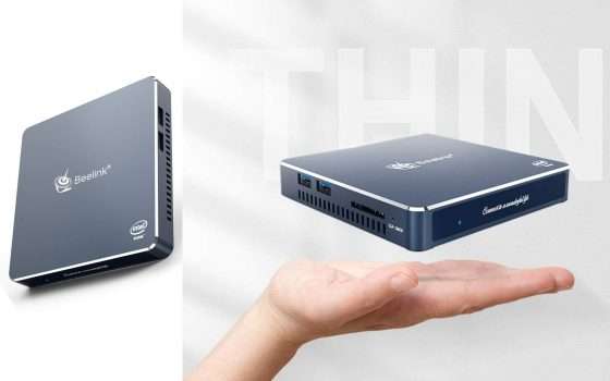 Mini PC Intel quad core a meno di 200 per Natale