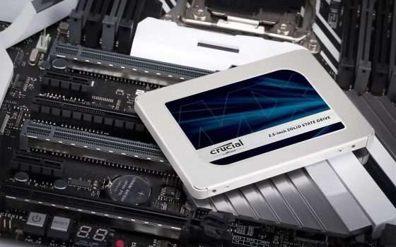 SSD Crucial MX500 da 1TB al minimo storico