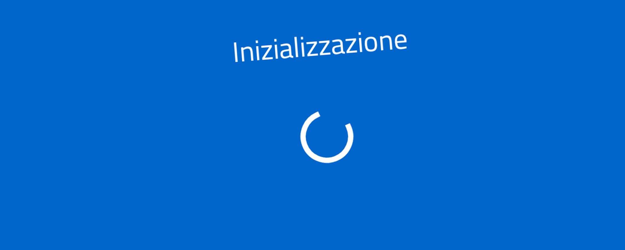 IO: l'app non carica, bloccata su Inizializzazione