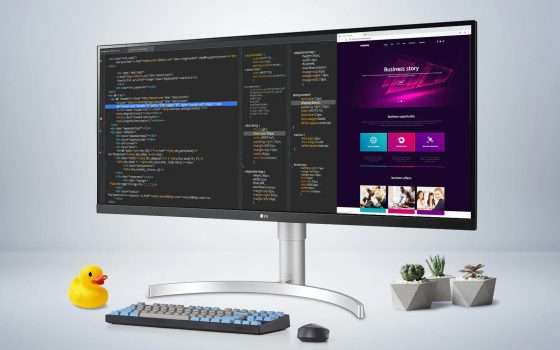 Il monitor ULTRAWIDE di LG da 34'' in ULTRASCONTO